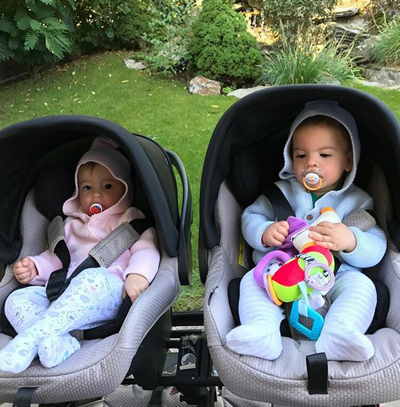 Aria şi Zian, gemenii Marinei Dina