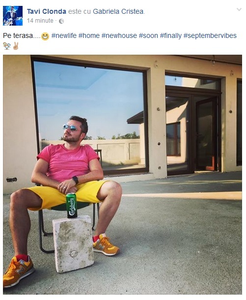 Tavi Clonda, prima imagine cu noua casa