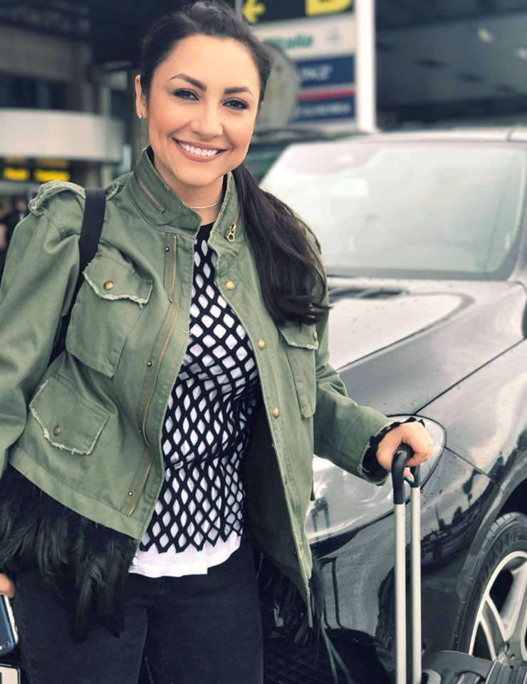 Andra a postat imaginea pe Facebook