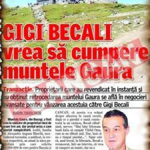 Becali isi "ingroapa" banii in Salina