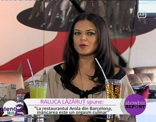 VIDEO Raluca Lazarut, "un orgasm culinar" in Barcelona! "Un loc de ...