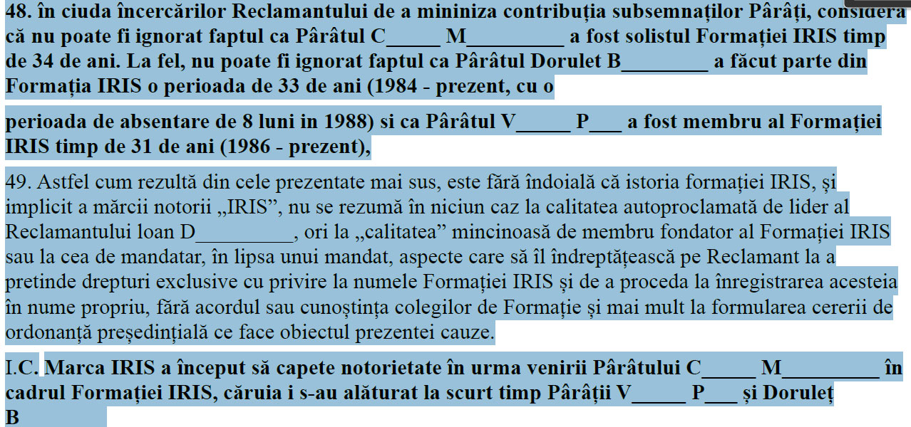 Aportul adus de Cristi Minculescu în cadrul trupei Iris este recunoscut