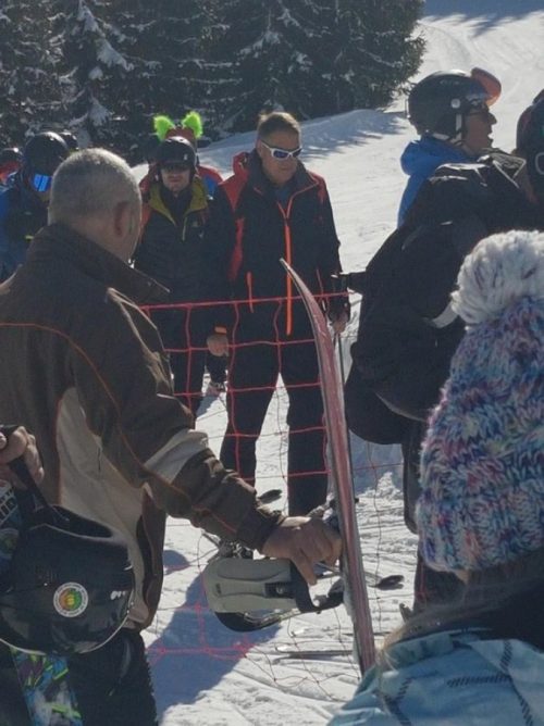 Așa a apărut Iohannis la schi de această dată