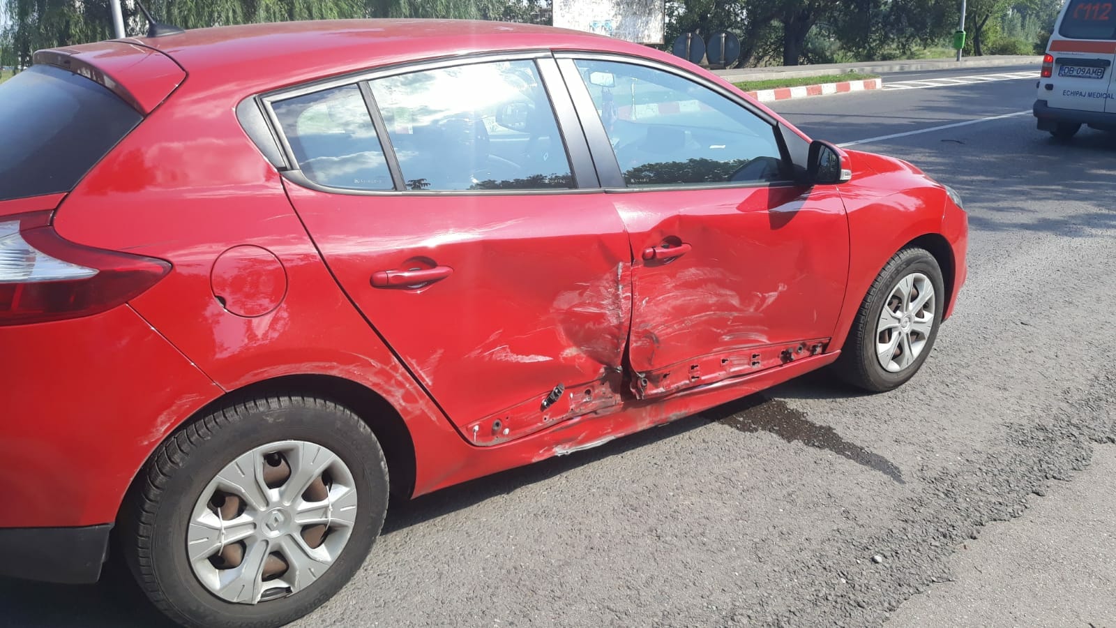 Un pieton a fost rănit în urma accidentului