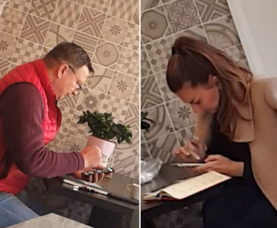 Tămaş şi noua iubită lucrează cot la cot