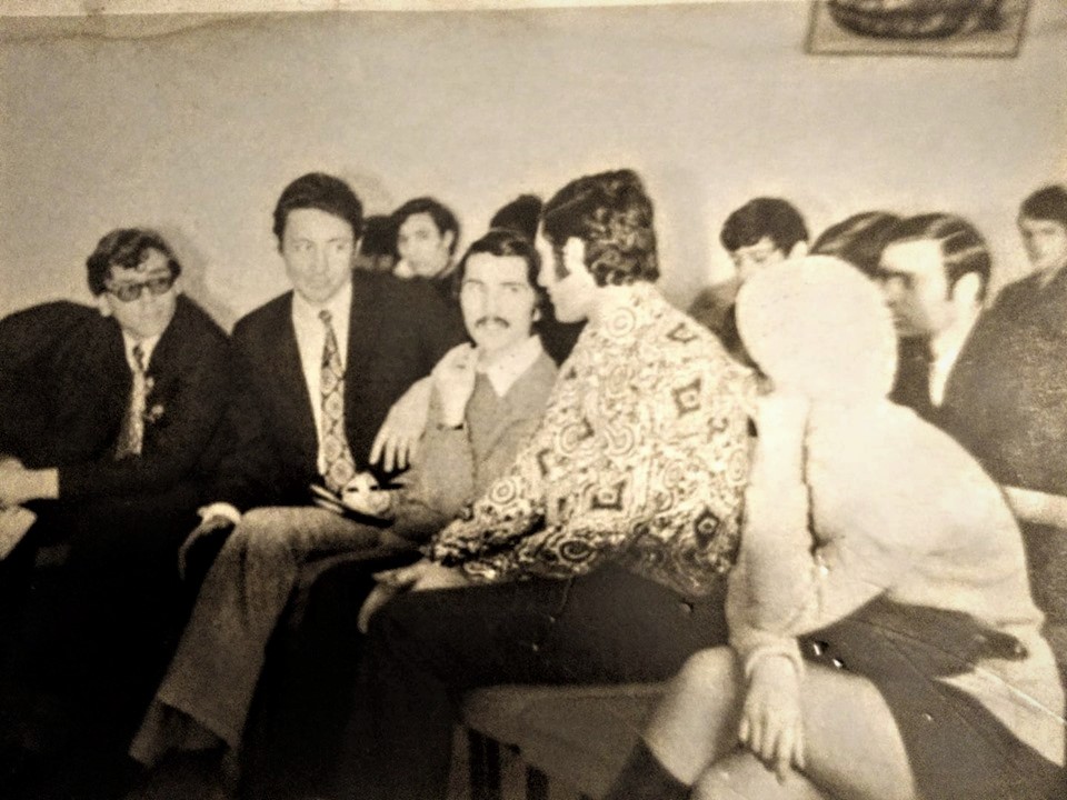 Florin-silviu Ursulescu & Sandu Grosu, la audițiile “Phonic Club” din Galați 1971 © Facebook