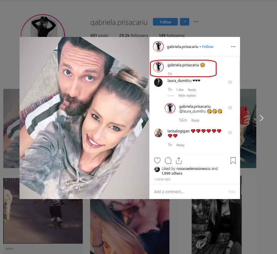 Gabriela Prisăcariu și Dani Oțil sunt împreună de anul trecut, dar au fost foarte discreți la începutul relației, dar și ulterior. Aceasta e prima poză împreună pe care au publicat-o de când formează un cuplu © Instagram