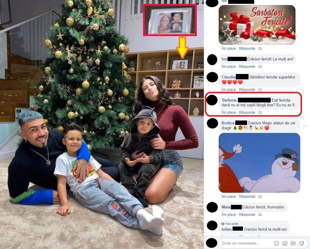 Antonia, criticată de o mamă pe Facebook pentru că a pozat fericită, deși fiica sa nu a fost alături de ea de Crăciun © Facebook