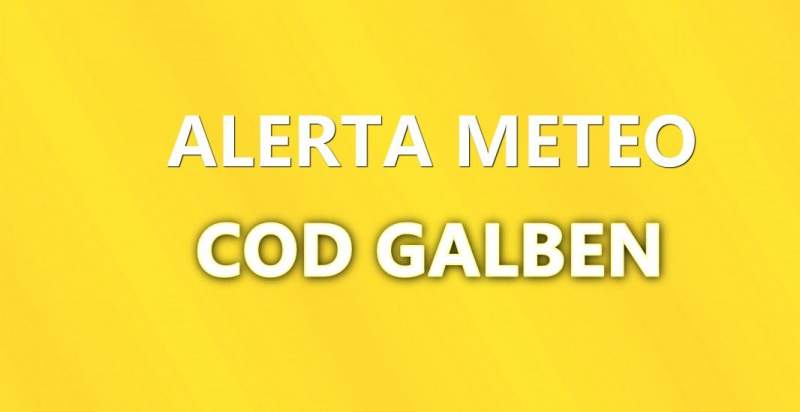 Prognoza ANM. Cod galben în mai multe județe din România, în următoarele ore. Care sunt zonele vizate