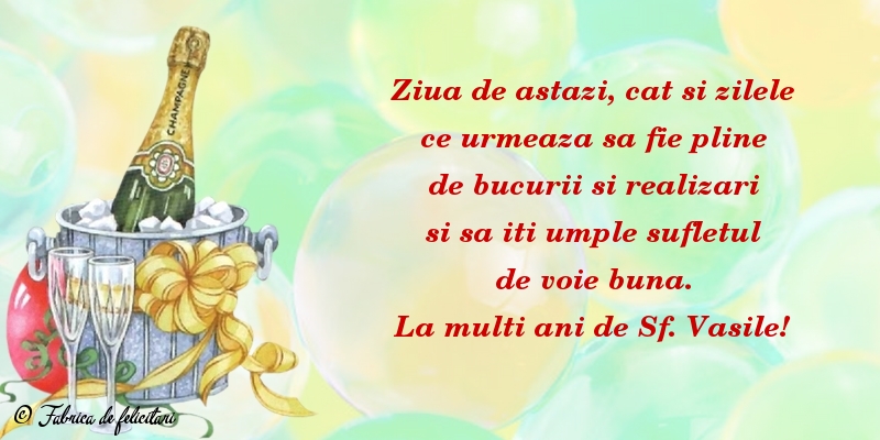 Mesaje și felicitări de Sfântul Vasile