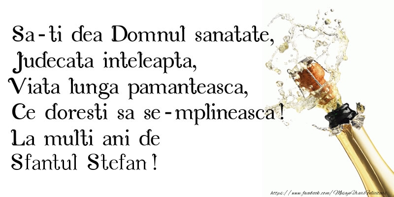 Felicitări cu imagini de Sfântul Ștefan