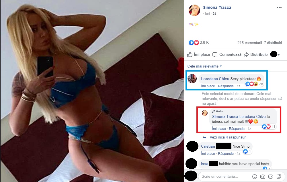 Simona Trașcă, într-o cameră de hotel din Brașov unde s-a cazat împreună cu iubitul misterios © Facebook