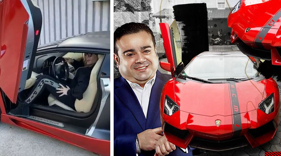 Imagine Stire Loredana Groza, dans lasciv în Lamborghini-ul lui Adi Minune. Manelistul i-a dat bolidul pentru o tură prin București | FOTO & VIDEO | 2review.ro