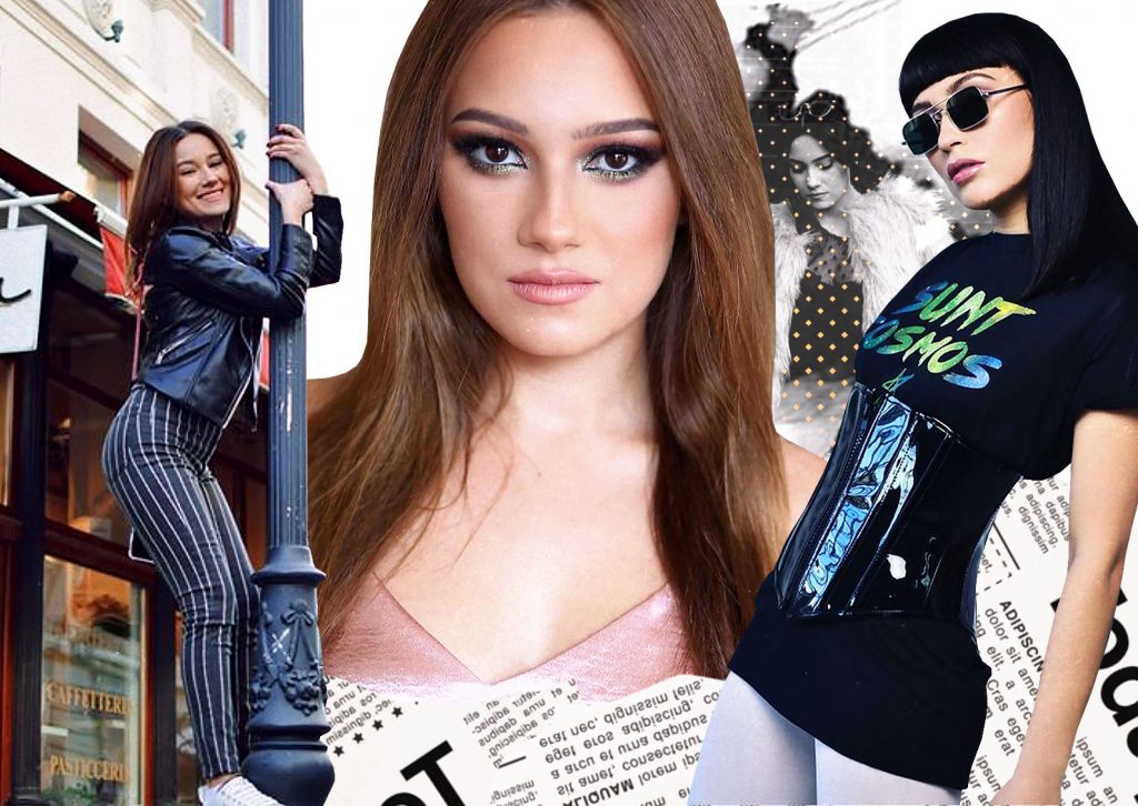 Imagine Stire Cât de înaltă este, de fapt, celebra vloggeriță Mimi. Inna și Irina Rimes se uită la ea de sus… | 2review.ro