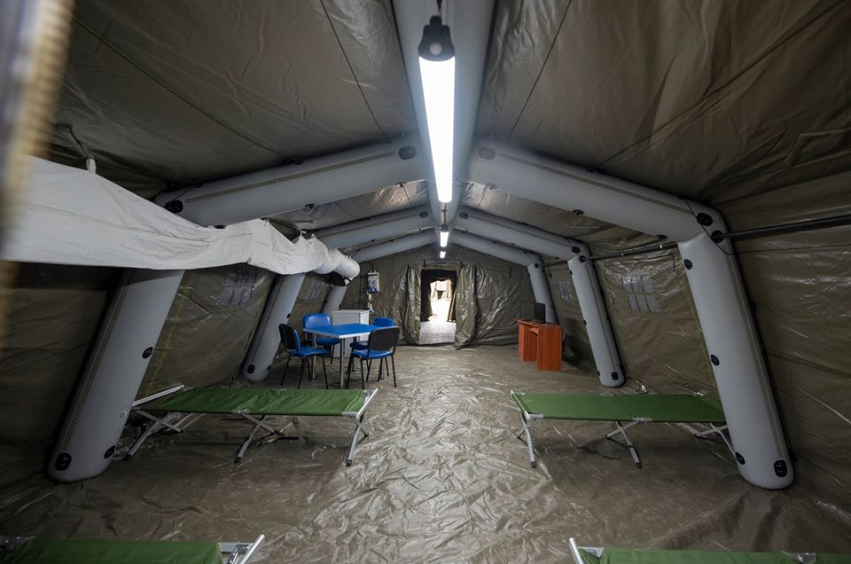 Imagine Stire Cum arată până acum lucrările la instalarea spitalului de nivel ROL 2 la Institutul „Ana Aslan”! FOTO | 2review.ro