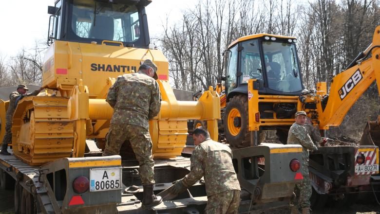 Imagine Stire Armata se ocupă de construirea unui spital în Otopeni! În cinci zile va fi funcționabil pentru bolnavii de coronavirus | 2review.ro