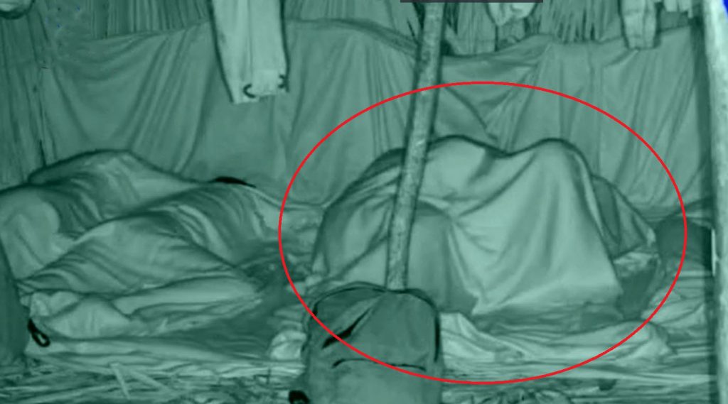 Imagine Stire Andrei și Karina, amor sub patură la Survivor România?!? Imaginile filmate de camerele cu infraroșu vorbesc de la sine | 2review.ro