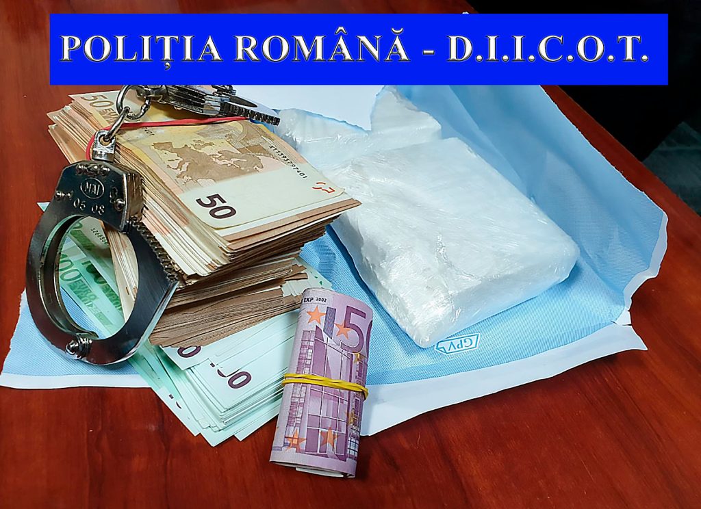 Captură-record la Iași. Patronul unei firme de transport aducea cocaină din Marea Britanie și o vindea cu 45.000 de euro kilogramul