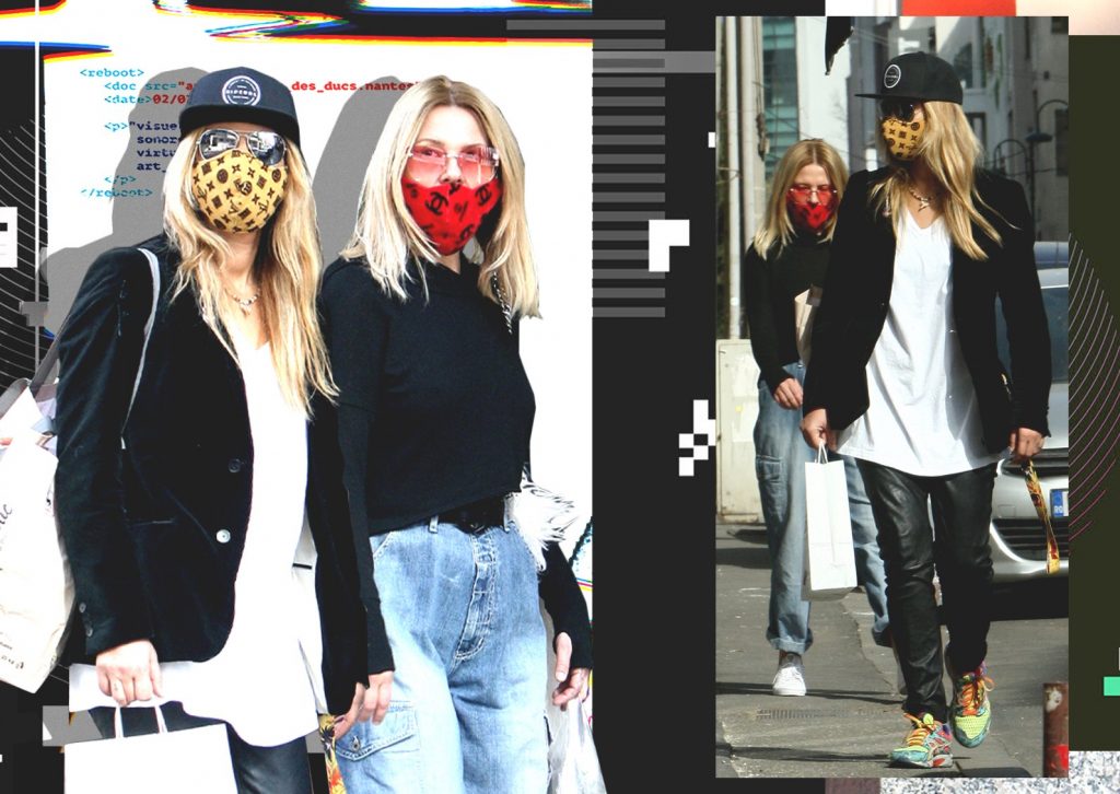 Imagine Stire Moda COVID-19 face furori în București. Au apărut măștile Louis Vuitton și… | 2review.ro