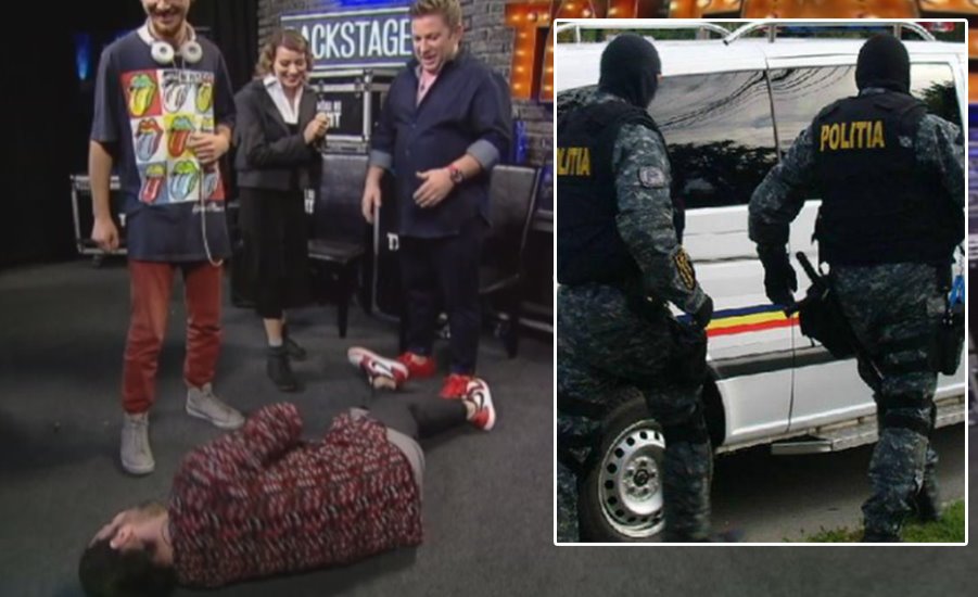 Imagine Stire Scene dramatice în culisele Românii au Talent de la Pro TV! Un concurent a scos pistolul și toporișca. Poliția a intervenit în forță | 2review.ro