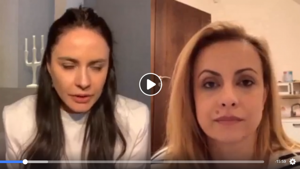 Imagine Stire Simona Gherghe, LIVE cu Adelina Chivu, din Milano: ”De la o zi la alta te aștepți să…” Familia fostului fotbalist, blocată în casă | 2review.ro