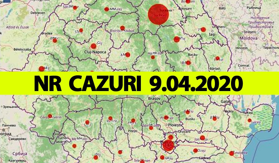 Imagine Stire Cazuri coronavirus România 9 aprilie 2020 | Numărul a crescut dramatic | 2review.ro