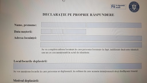 Imagine Stire Nu e banc! Ce a scris o femeie din Borșa pe declarația de propria răspundere, pentru a participa la Înviere. Riscă 3 ani de închisoare | 2review.ro