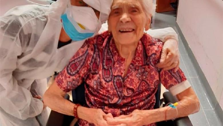 Incredibil! O bătrână de 103 ani a învins noul coronavirus! A stat o săptămână la Terapie Intensivă