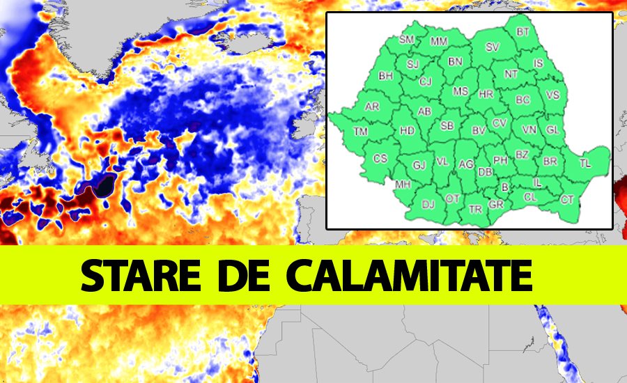 ANM, în alertă! Stare de calamitate în România din cauza unei anomalii meteorologice