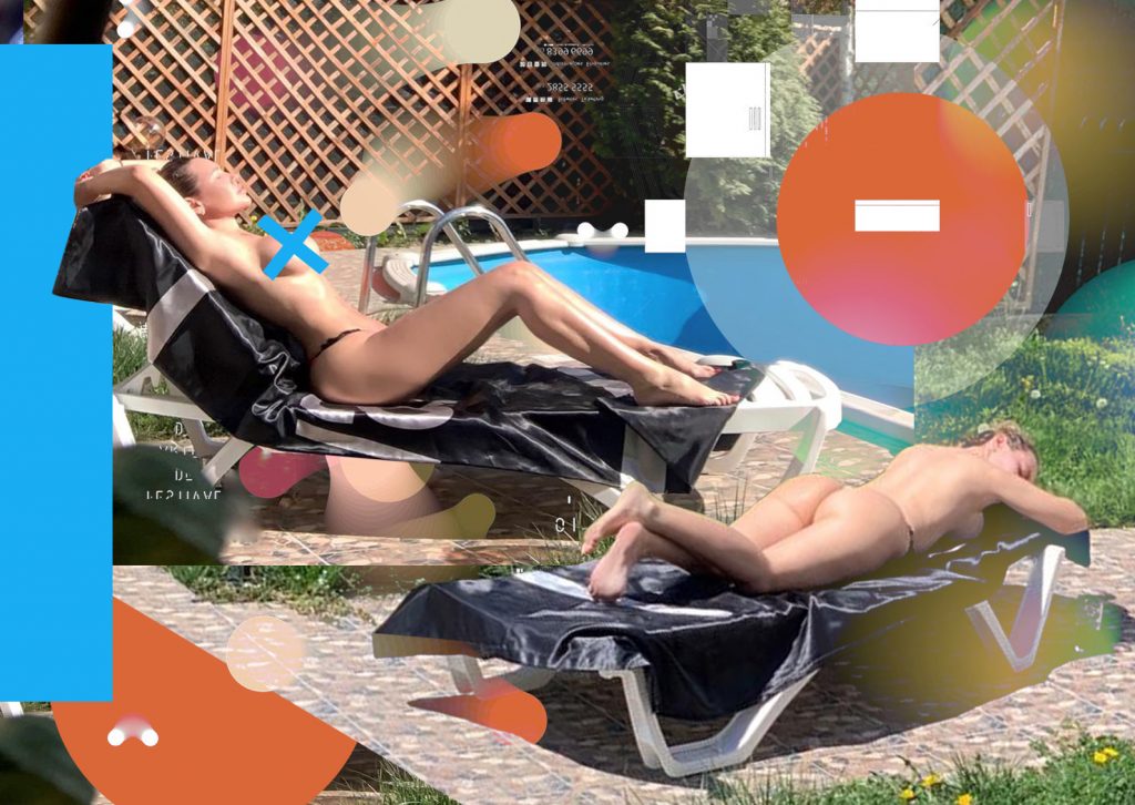 Imagine Stire Fostul “iepuraș” Playboy  s-a “izolat” la piscină. Dacă e cuminte, i se pune și apă… | 2review.ro