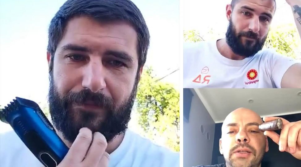 Imagine Stire Cătălin Cazacu, de nerecunoscut după ce s-a tuns la zero și și-a lăsat mustață! Pe cine a provocat să își facă un look la fel ca al lui | 2review.ro