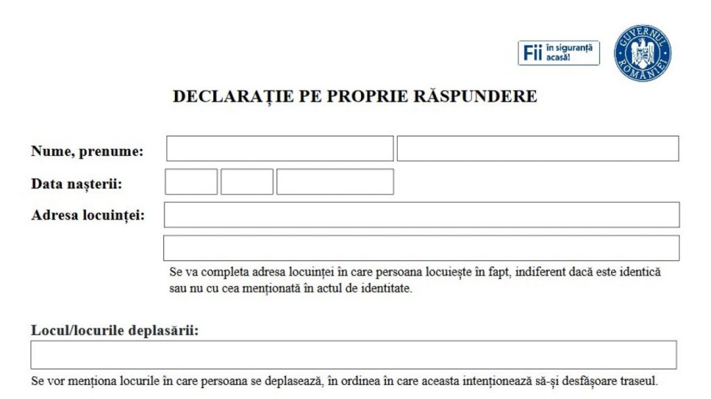 Imagine Stire Poliția Română a făcut anunțul. Românii pot folosi aceeași declarație pe propria răspundere în fiecare zi, dacă modifică data | 2review.ro