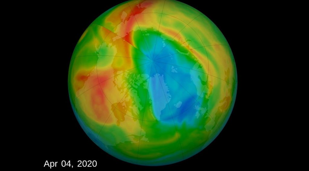 Imagine Stire O gaură rară, de dimensiuni record, a apărut în stratul de ozon deasupra Arcticii în timpul pandemiei de coronavirus! Care sunt explicațiile cercetătorilor | 2review.ro