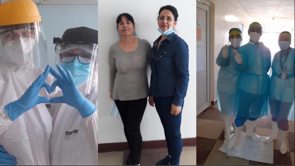 Ele sunt cele două infirmiere din Vâlcea care s-au vindecat de coronavirus © Facebook/Mia Iordache