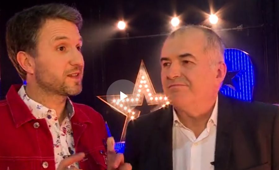 Imagine Stire Florin Călinescu, filmat în timp ce înjura la Românii au Talent. Ce i-a spus lui Andi Moisescu: „Jură-te în p…” Pro TV a difuzat, din greșeală, totul | 2review.ro