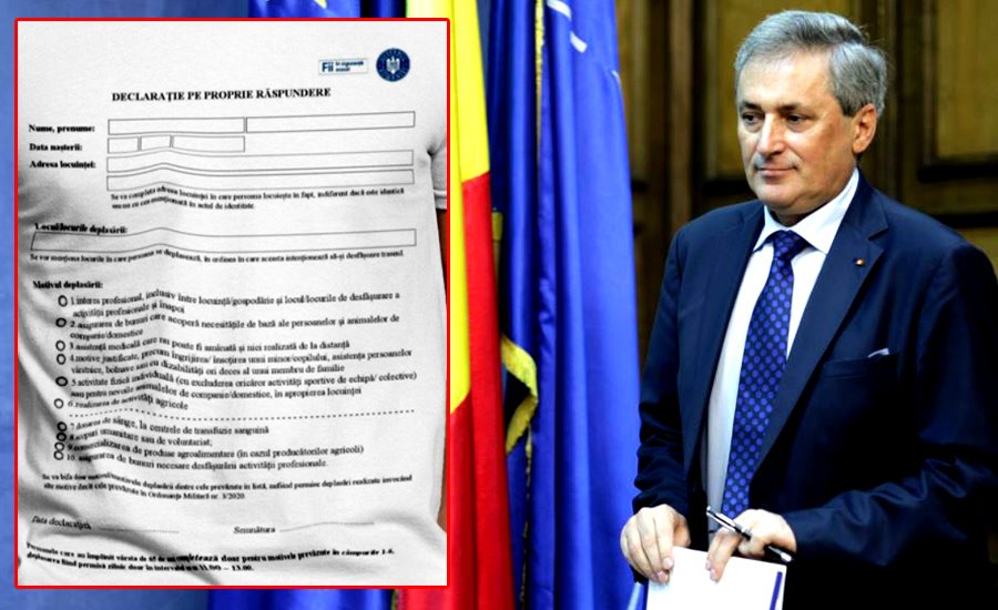 Imagine Stire Ce trebuie trecut în declarațiile pe proprie răspundere după 15 mai. Marcel Vela a făcut astăzi anunțul | 2review.ro