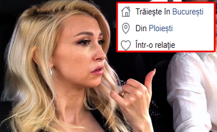 Imagine Stire Ups! Andreea Bălan s-a pus „într-o relație” pe Facebook. Oare George Burcea ce zice? | 2review.ro