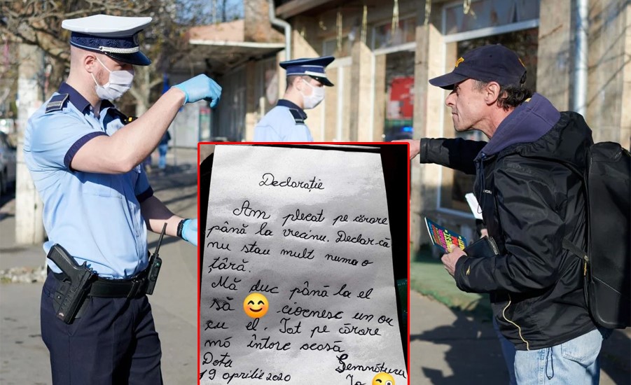 Imagine Stire Râzi cu lacrimi! Ce a scris un oltean în declarația pe propria răspundere: „Declar că mă duc până la vecinu’ să…” | 2review.ro