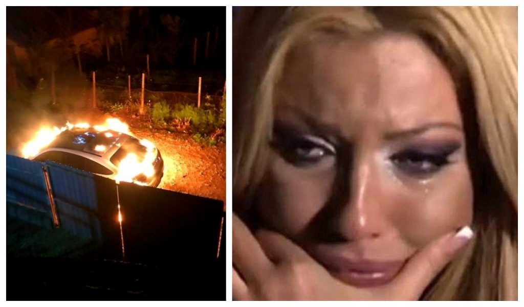 Imagine Stire Loredana Chivu, distrusă după ce i-a fost incendiat bolidul de lux. Mesajul dureros transmis de fosta asistentă TV: „Să nu știe nimeni…” | 2review.ro