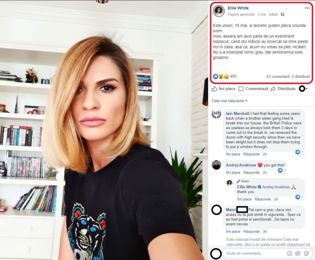 Astăzi, artista sexy a făcut public un nou mesaj pe rețelele de socializare și a fost încurajată de apropiați și fani © Facebook