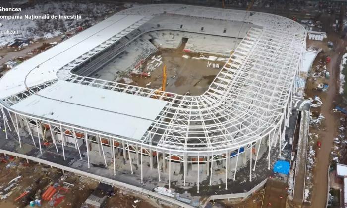 Imagine Stire Lucrările la noul stadion Steaua avansează în ritm alert. Mesajul clubului către fani: „Sunteți entuziasmați?!” . FOTO | 2review.ro