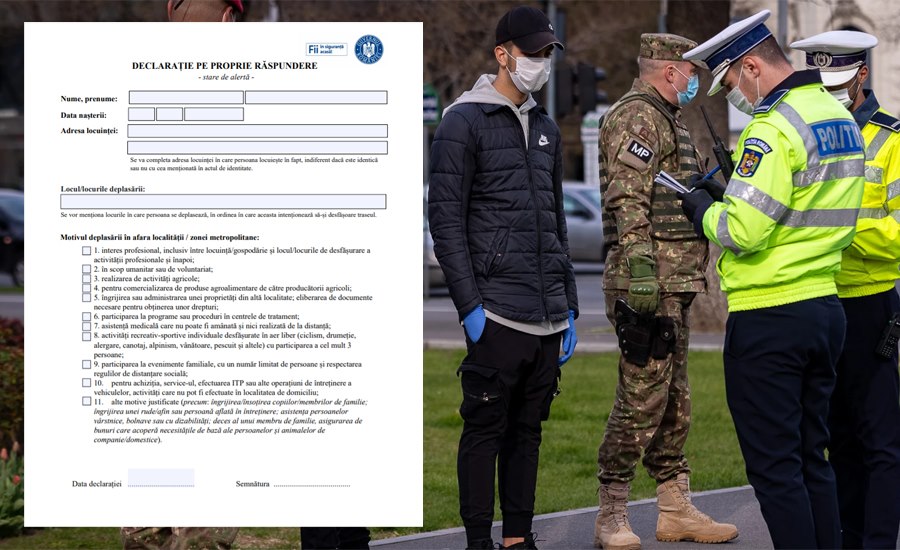 Imagine Stire S-a modificat din nou declarația pe proprie răspundere! E valabilă doar până pe 1 iunie, dar amenzile sunt foarte mari | 2review.ro