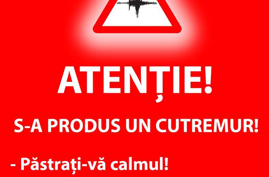 Cutremur mare în România! Anunțul făcut de ISU: „Păstrați-vă calmul, fiți pregătiți pentru replici”