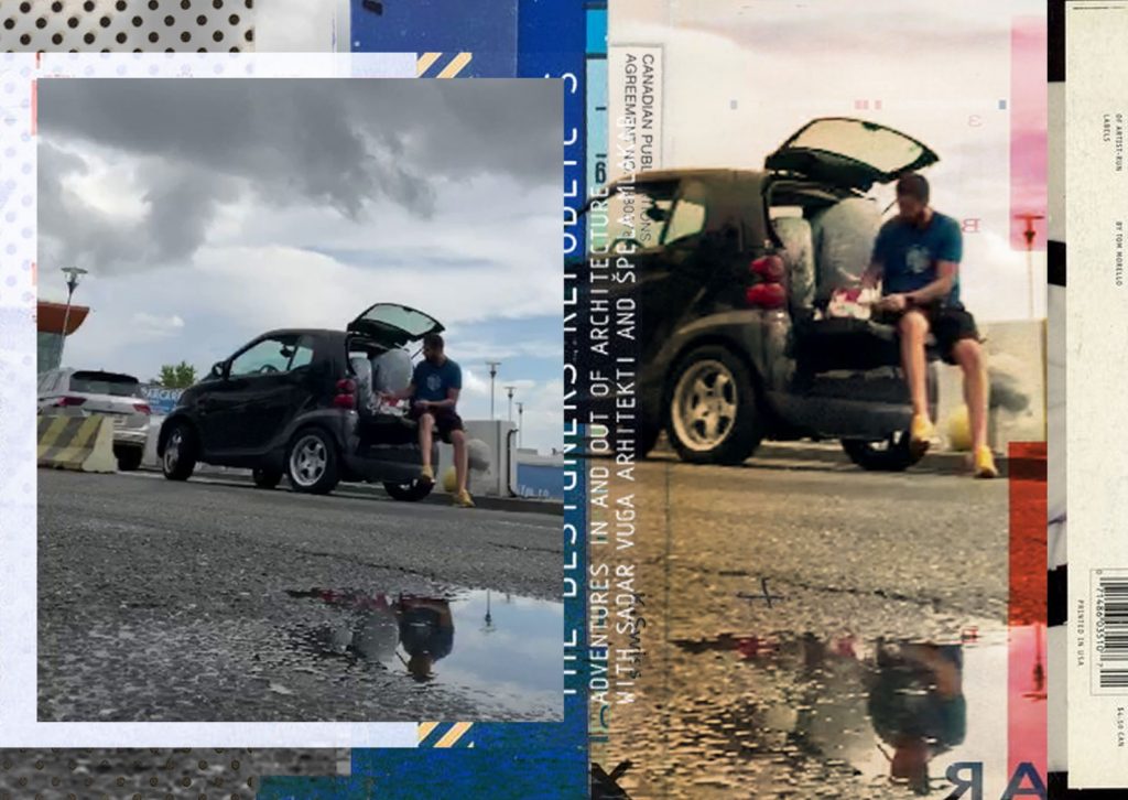 Imagine Stire Cătălin Cazacu, picnic de unul singur, la portbagajul „broscuței” | 2review.ro
