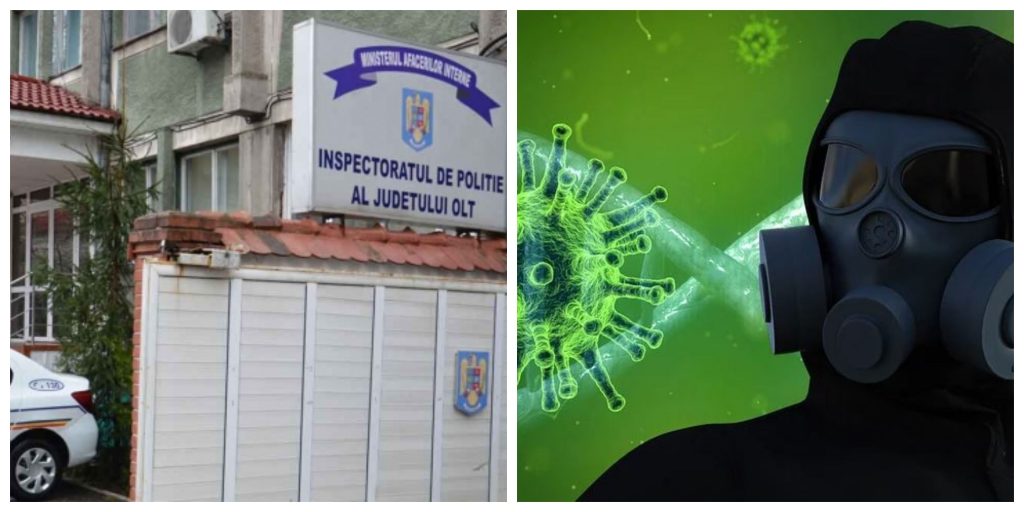 Focar de infecție cu noul coronavirus în rândul polițiștilor din Olt! Câți agenți au fost depistați pozitiv cu boala rară din China