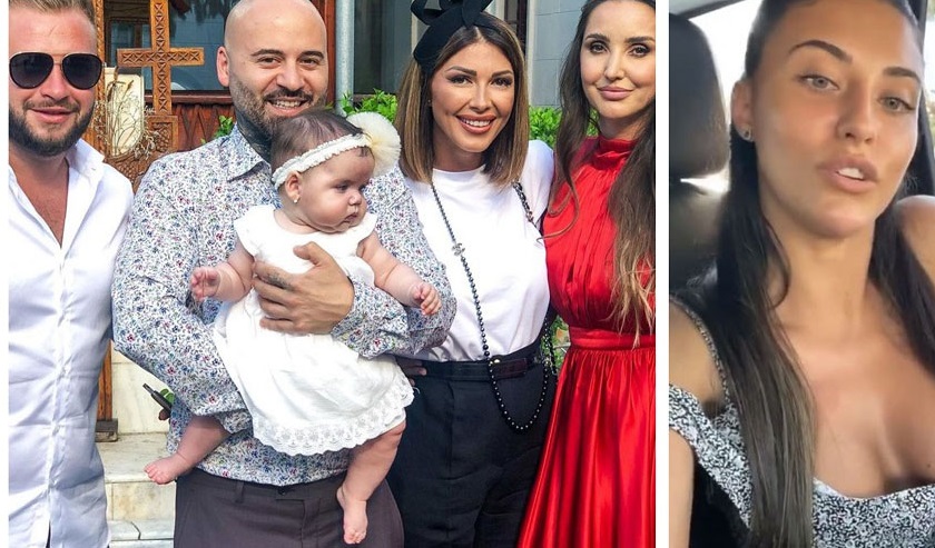 Imagine Stire Matteo și iubita lui și-au botezat fetița! Elena Neagu a atras toate privirile cu rochia ei, iar Antonia și Ilinca Vandici nu au trecut neobservate | 2review.ro