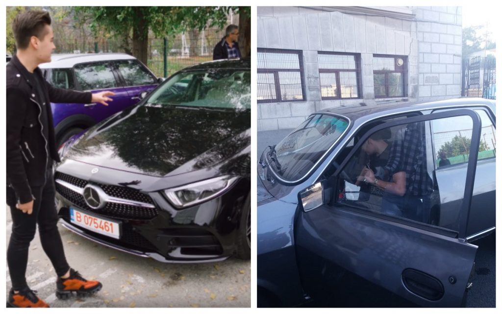 Imagine Stire Stupoare! Selly a renunțat la limuzină și a venit cu Dacia la Bacalaureat! Dar să vezi cum era îmbrăcat | 2review.ro