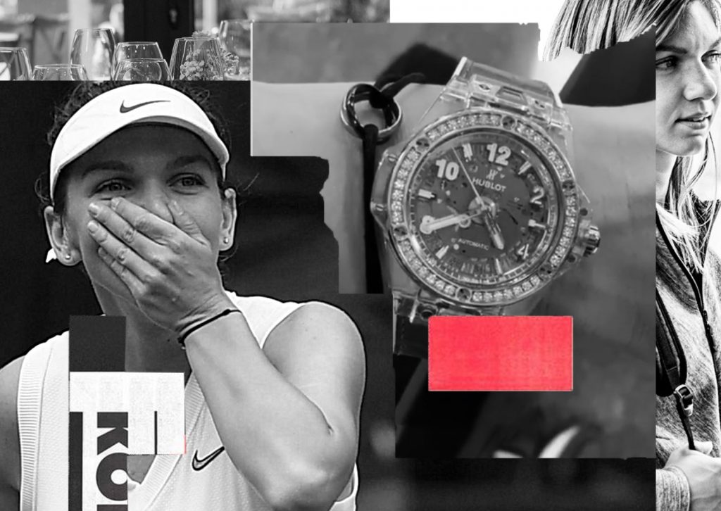 Imagine Stire S-a dat alarma în București!  Simona Halep și-a uitat la restaurant ceasul personalizat de 80.000 €! Un ospătar l-a găsit și… | 2review.ro