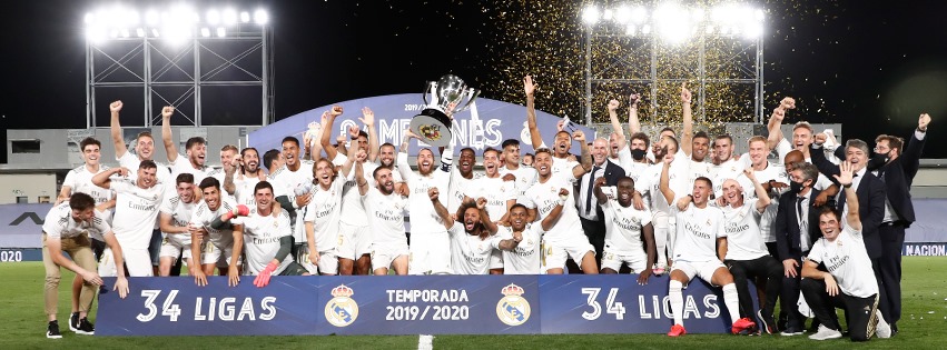 Imagine Stire Real Madrid a câștigat al 34-lea titlu de campioană a Spaniei! Vezi AICI ce a declarat Zidane după triumf! | 2review.ro