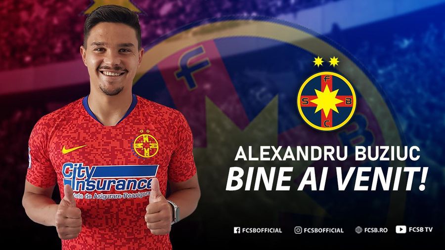 Imagine Stire OFICIAL: FCSB l-a transferat pe Alexandru Buziuc, atacantul de la Academica Clinceni! | 2review.ro